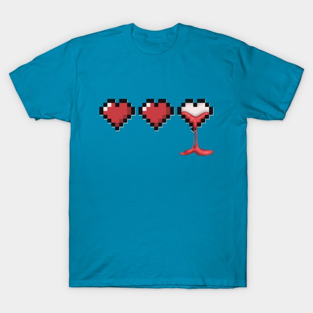 LEAKY HEART T-Shirt by SmashAdams